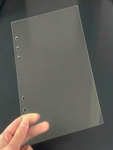A5 和 A6 可定制透明封面活页夹，6 孔标准装订，哑光亚克力封面，便携尺寸，可替换内页，适用于学校、办公室、计划本、旅行照片、笔记、创意写作、DIY 相册、便签本、旅行日记、现金券等，是学习用品和返校用品的理想之选。 - 彩色 - 查看 16
