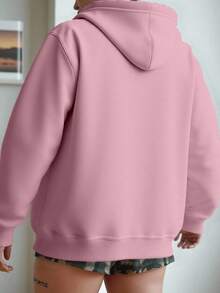 女士卫衣 - Rosa y Negro - 查看 3