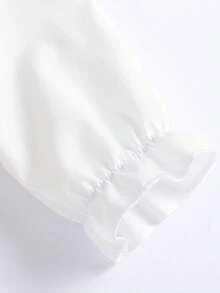 SHEIN 两件套女婴可爱粉色碎花装饰舒适时尚拼接长袖二合一卫衣+弹力腰休闲喇叭裤印花甜美套装，适合春秋季休闲外出或旅行 - 粉色 - 查看 6