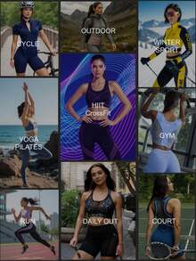 Innovista Einfarbiger, rückenfreier, ärmelloser Jumpsuit für Damen mit ausgehöhltem Design, nahtloser Workout-Jumpsuit mit integriertem BH, herausnehmbaren Polstern, sportlicher, dehnbarer Yoga-/Fitness-Strampler, einteiliger Trainingsanzug, rückenfrei mit Netzausschnitt, atmungsaktiver Sport-Bodysuit für den Herbst, bauchkontrollierendes Design, tägliche Athleisure-Overall-Kleidung, vom Büro ins Fitnessstudio, von zu Hause aus arbeiten, Laufen, Biker, HIIT-Training, bequeme Bewegung