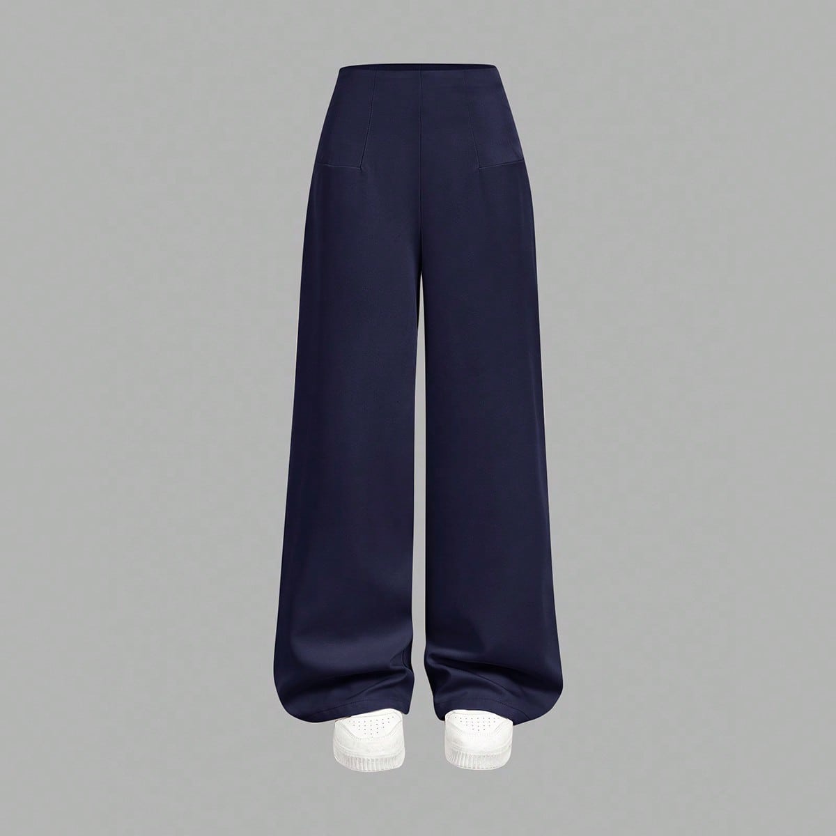 Pantalones rectos de cintura alta y pierna ancha, de estilo casual y cómodos, adecuados para uso diario para niñas preadolescentes