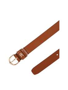 Tommy Hilfiger Monogram Leather Women's Belt Tabac Brown - Brown - View 2