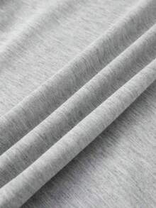 Camiseta de Manga Corta para Mujer en con Estampado de Aguacates Divertidos - Ideal para Ocio y Verano - Gris - Ver 4