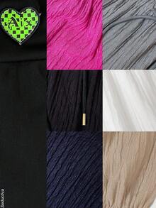 Kit de 2 pantalones casuales para mujer, multicolor, tela de algodón y elastano, aptos para temporadas de primavera y verano, ajuste de cintura natural. Frescos, ligeros y cómodos. Te llegarán 2 pantalones en colores al azar: 1 afelpado semi-entubado y 1 pantalón de pierna amplia. - Multicolor - Ver 6