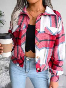 Women Jackets - Red - View 3