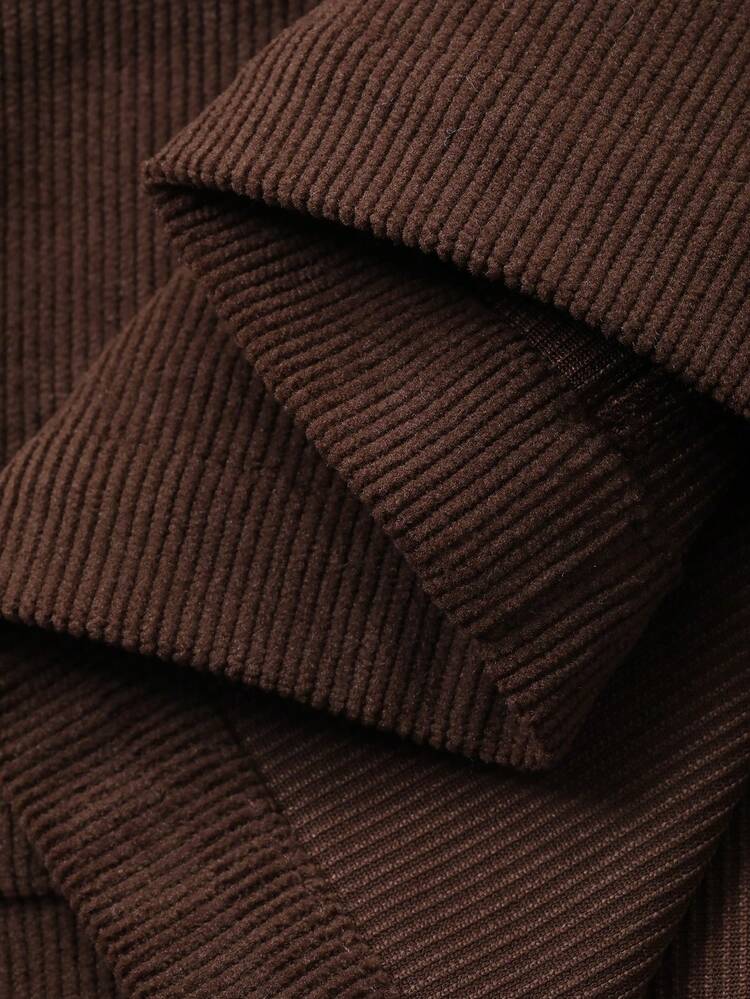 Women's Solid Color High Waist Cargo Pocket Straight Casual Skirt