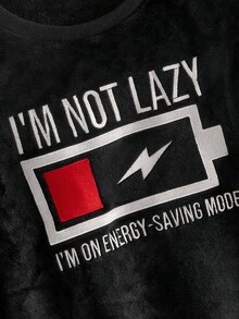 Manfinity VCAY 男士休闲刺绣家居服套装 - 彩色 - 查看 3