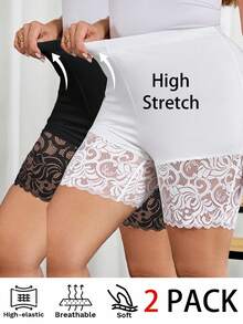 Reflora 2 件套大码女式黑白紧身裤，优雅百搭休闲装夏季安全裤女士夏季服装大码女装女士夏装