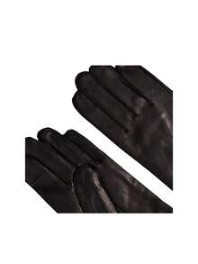 Calvin Klein Leather Classic Men's Gloves Black
