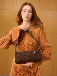 MOTF PREMIUM WOMEN'S SHOULDER BAG - Coffee Brown - View 1