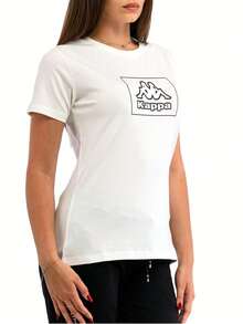 Kappa Women's T-Shirts White - White - View 2