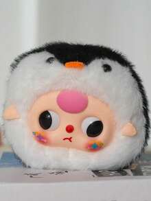 1PC Plush Toy Keychain Not Plush Filled Cartoon Bag Charm Hanging Ornament Cute Stuffed Animal Decor For Backpack Purse Travel Gift - Multicolor - View 9