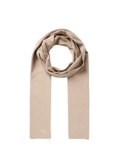 Calvin Klein Women's Wool Scarf Beige