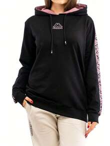 Kappa Women's Hoodie Black - Black - View 1
