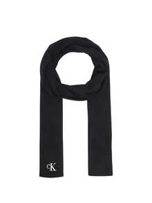 Calvin Klein Fine Rib Men Scarf Black - Black - View 1
