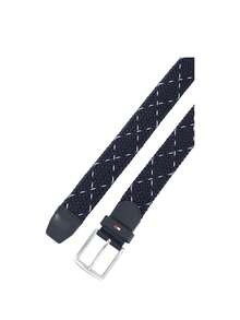 Tommy Hilfiger Stretch Braided Men's Belt Blue - Blue - View 2