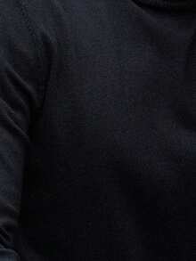 Manfinity Mode Men Solid Turtleneck Jumper - Black - View 7