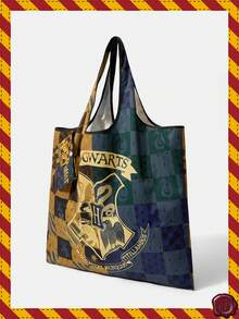 HARRY POTTER X SHEIN 1 件装，四个学院风背心包，女士可折叠手提包 - 彩色 - 查看 8