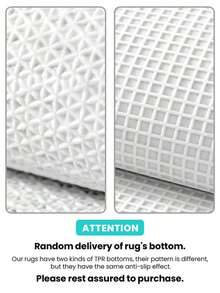 1 Piece Of Tulip Cartoon Pattern Anti Slip Soft Absorbent Bathroom Mat, Home Bathroom Decoration, Bathroom Carpet, Outdoor Carpet, Door Mat, Autumn Decoration, Bathroom Accessories, Back To School Entrance Decoration - Multicolor - View 6