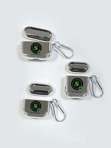 HARRY POTTER X SHEIN Potterverse 银色光滑款，饰有魔法世界蛇屋风格的“S”字母和蛇纹图案，配有银钩。 - 銀色 - 查看 2