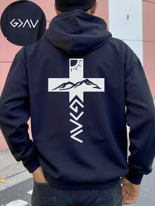 Manfinity Dauomo Men's Hooded, Long-Sleeved, Loose And Comfortable, Autumn And Winter Styles,