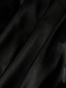SHEIN MOD 大码女士复古黑色花卉提花抹胸连衣裙，秋冬女装，早午餐女装，黑色晚礼服，正式晚宴礼服，优雅黑色连衣裙，魅力礼服，秋季婚礼宾客礼服，时尚晚礼服，优雅黑色连衣裙，万圣节礼服，新年礼服，毕业礼服，秋季婚礼宾客礼服，外出礼服，婚礼宾客女装 - 黑色 - 查看 4