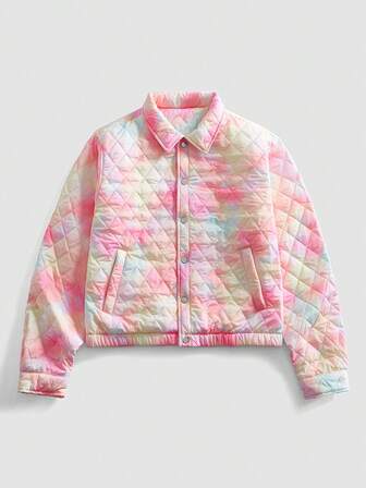 Street Life Men's Fashionable Ombre Print Jacket, Autumn/Winter