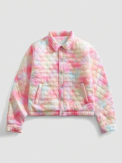 Street Life Men's Fashionable Ombre Print Jacket, Autumn/Winter