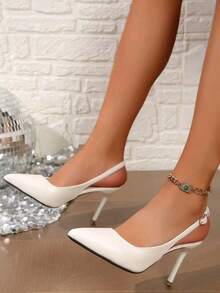 Women Pumps - White - View 5