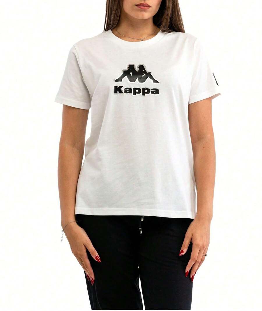 Kappa Women's T-Shirts White - White - View 1
