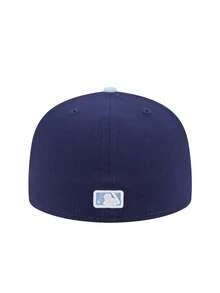 New Era Los Angeles Dodger 59Fifty Men's Baseball Cap Light Navy / Medium Silver - Blue - View 3