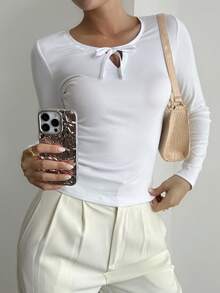 Livesso Women T-Shirts Long Sleeve Women - White - View 6