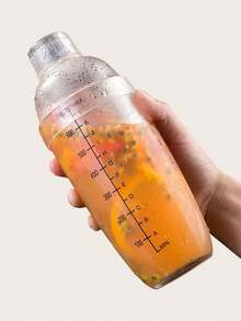 1pc Snow Cone Shaker Cup With Measurement Scale, 350ml/500ml/700ml/1000ml, Gift For Father,Shaker Bottle With Scale, Protein Shake Cup