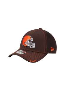 New Era Cleveland Browns 39Thirty Men's Trucker Cap Brown - Brown - View 1