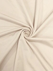 Elenzga Đầm Maxi Dài Tay Hở Vai Dáng Rộng, Eo Thon, Viền Đuôi Cá, Màu Trơn, Thanh Lịch, Thời Trang, Thoải Mái, Quyến Rũ, Phong Cách Retro Tối Giản Cao Cấp Lãng Mạn Cho Nữ - Màu be - Xem 4