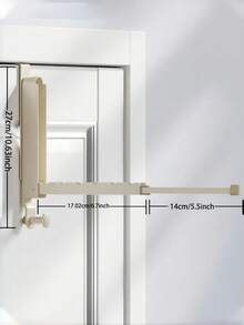 1个装门后晾衣架 可折叠晾衣架 洗衣架 重型节省空间收纳整理架 适用于衣物、毛巾、帽子 旅行居家公寓宿舍大学生必备 - 彩色 - 查看 5