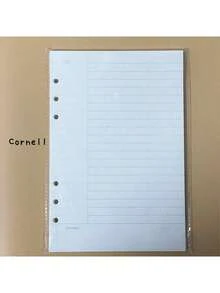 A5 45 Sheets Refill Papers,6 Holes Binder Notebook Inner Paper,Weekly/Monthly/Blank Planner Journal Notebook Parts - White - View 8