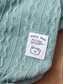 PETSIN 1 件蓝色宠物针织运动衫，适合秋冬季，干爽保暖的宠物衣服 - 藍色 - 查看 5