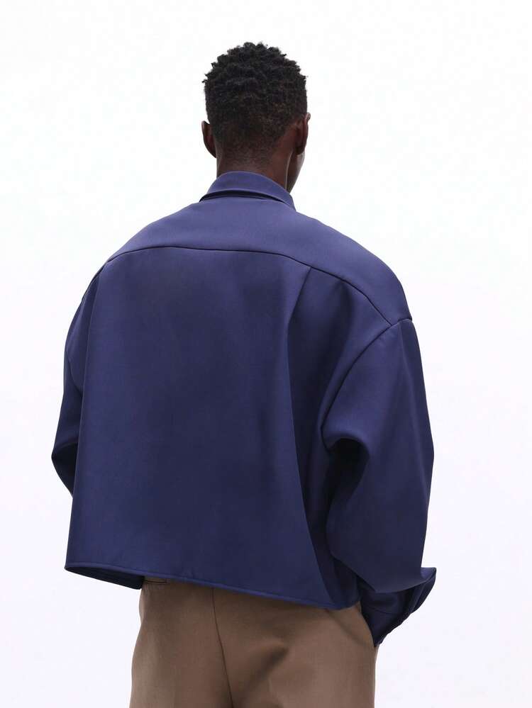 Chemise boutonnée à manches longues avec logo