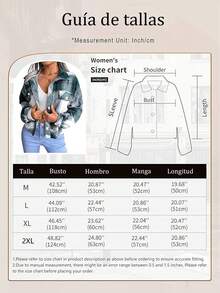 Chamarra de Cuadros Corta de Pana para Dama, Estilo Clásico con Un Solo Botón, Cómoda y Versátil - Caqui - Ver 7
