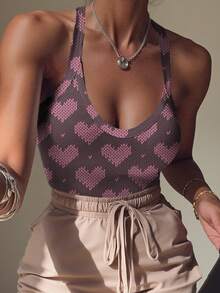 Rovax Body de mujer de uso diario con estampado digital de moda y sexy - Multicolor - Ver 4