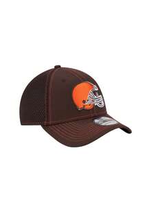 New Era Cleveland Browns 39Thirty Men's Trucker Cap Brown - Brown - View 4