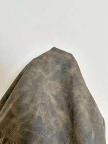 SHEIN MOD Brown PU Patchwork Fuzzy Cropped Jacket,Winter Women Coat,Warm Clothes,Leather Jacket,New Years Eve Outfit,Holiday Outfits, New Year - Brown - View 7