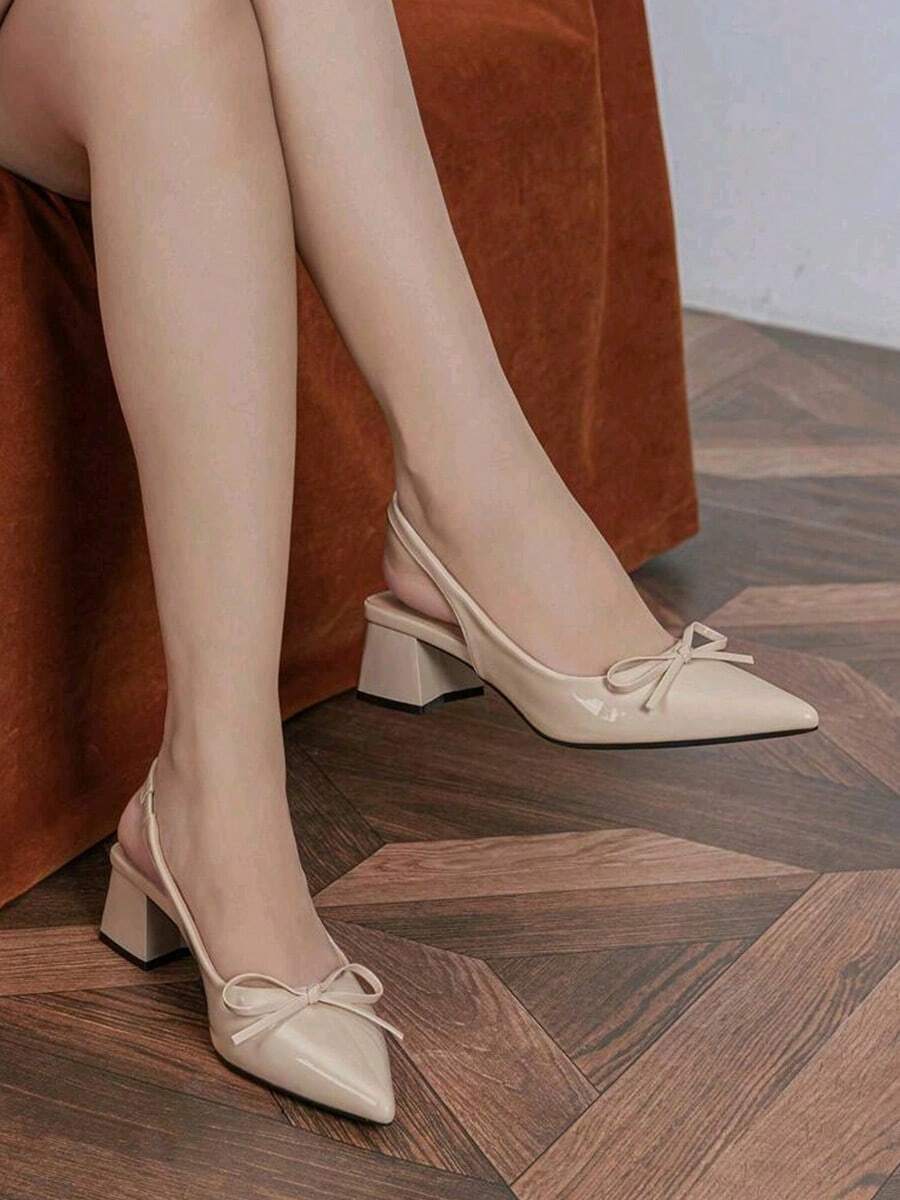 Women Pumps - Apricot - View 1