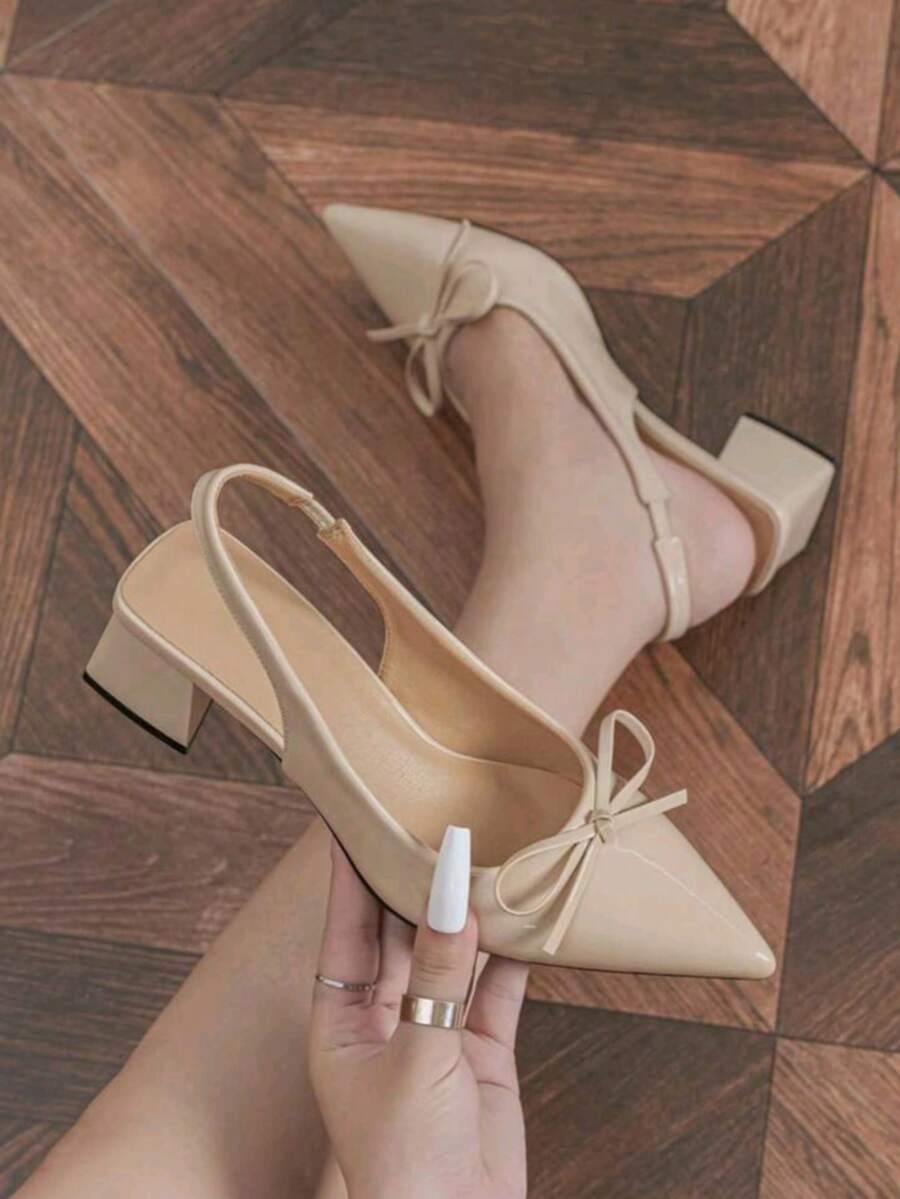 GAN AI Women Pumps - Apricot - View 1
