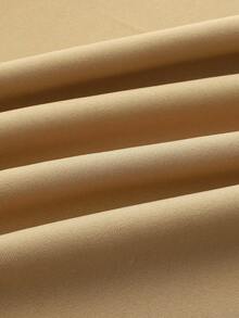 Franclia 女士休闲宽松阔腿裤，秋季 - 卡其色 - 查看 5