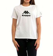 Kappa Women's T-Shirts White - White - View 1