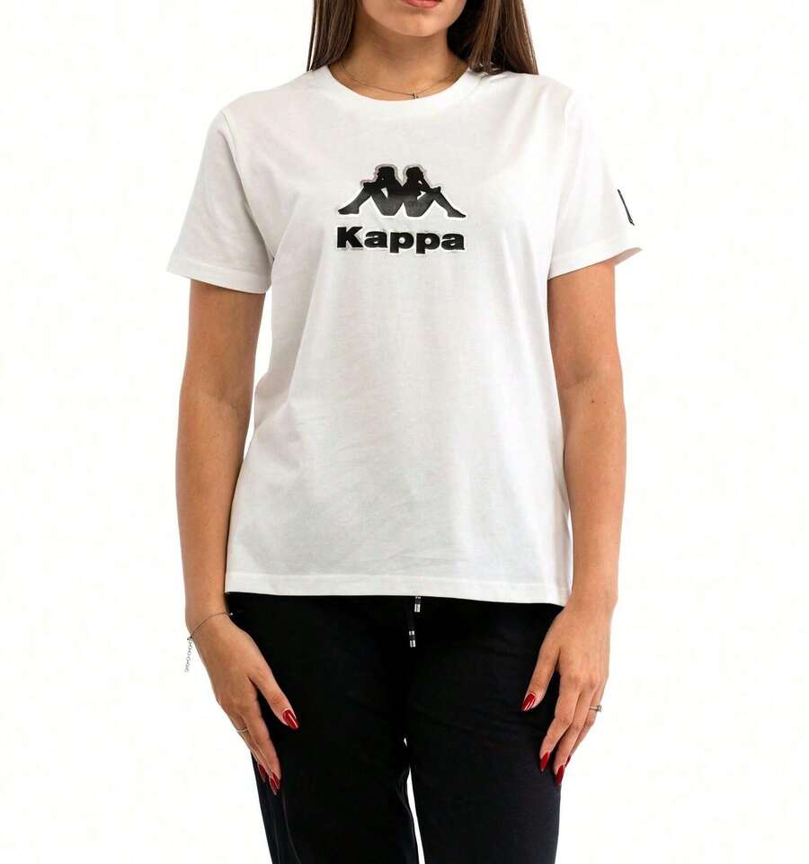Kappa Women's T-Shirts White - White - View 1