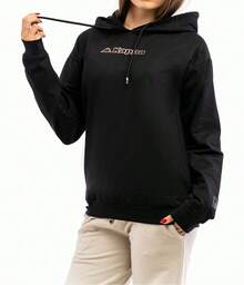 Women's Hoodie Black - Black - View 2