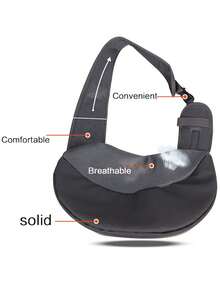 1 PC Pet Dog Sling Carrier Breathable Mesh Travel Sling Bag Carrier For Dogs Cats Cat Carrier Cat Bag